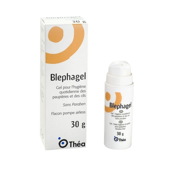Thea blephagel sft technology gel sterile hygiene paupiere cils 30g