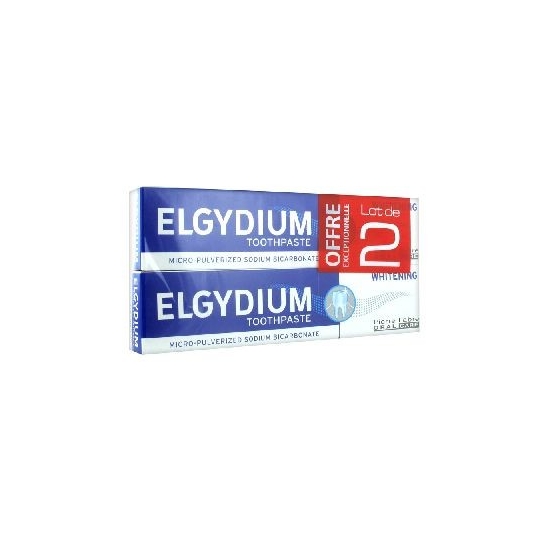Elgydium Blancheur Lot de 2 x 75 ml