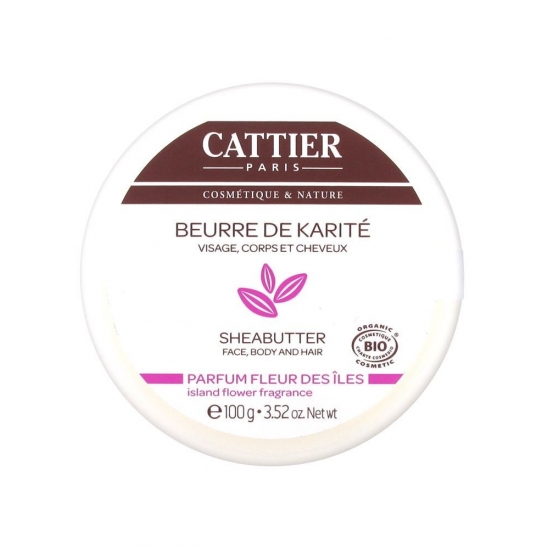 Cattier Beurre de Karité Parfum Fleur des Îles 100 g
