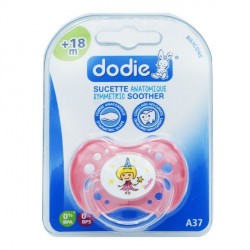 Dodie Sucettes Anatomiques Silicone +18 Mois Fille A37