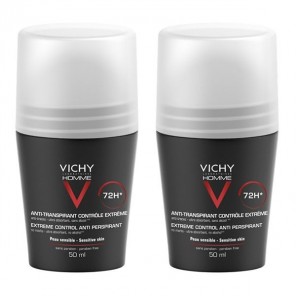 Vichy Homme déodorant anti-transpirant bille 2x50ml