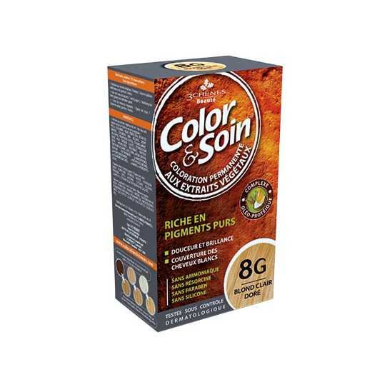 Les 3 Chênes Color et Soin 8G Blond Clair Doré 135Ml pas cher 3ppharma