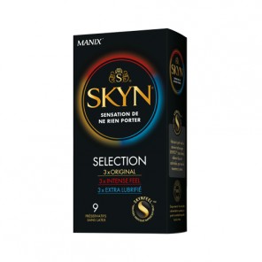 Manix Skyn selection kit decouverte 9 préservatifs