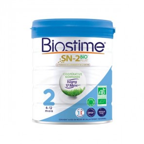 Biostime SN-2 Bio Plus 2ème Âge de 6 à 12 Mois 800 Grammes