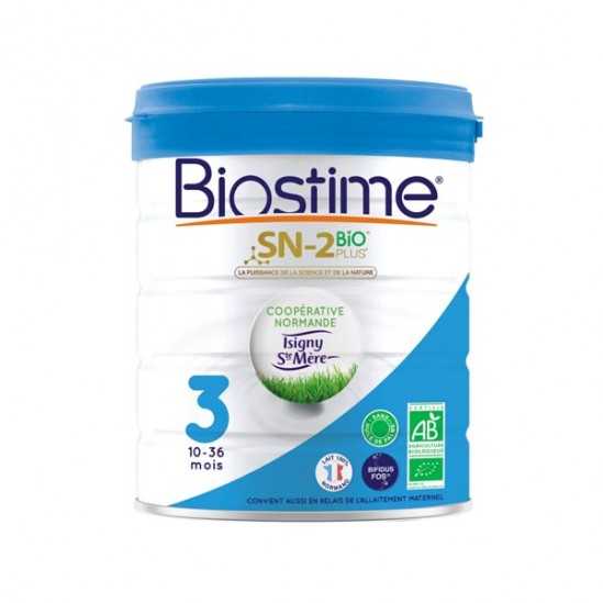 Biostime SN-2 Bio Plus 3ème Âge de 10 à 36 Mois 800 Grammes pas cher 3ppharma