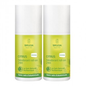 Weleda citrus déodorant roll-on 24h duo 50ml