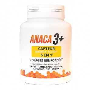 Anaca 3+ capteur graisses et sucres 5 en 1 120 gélules