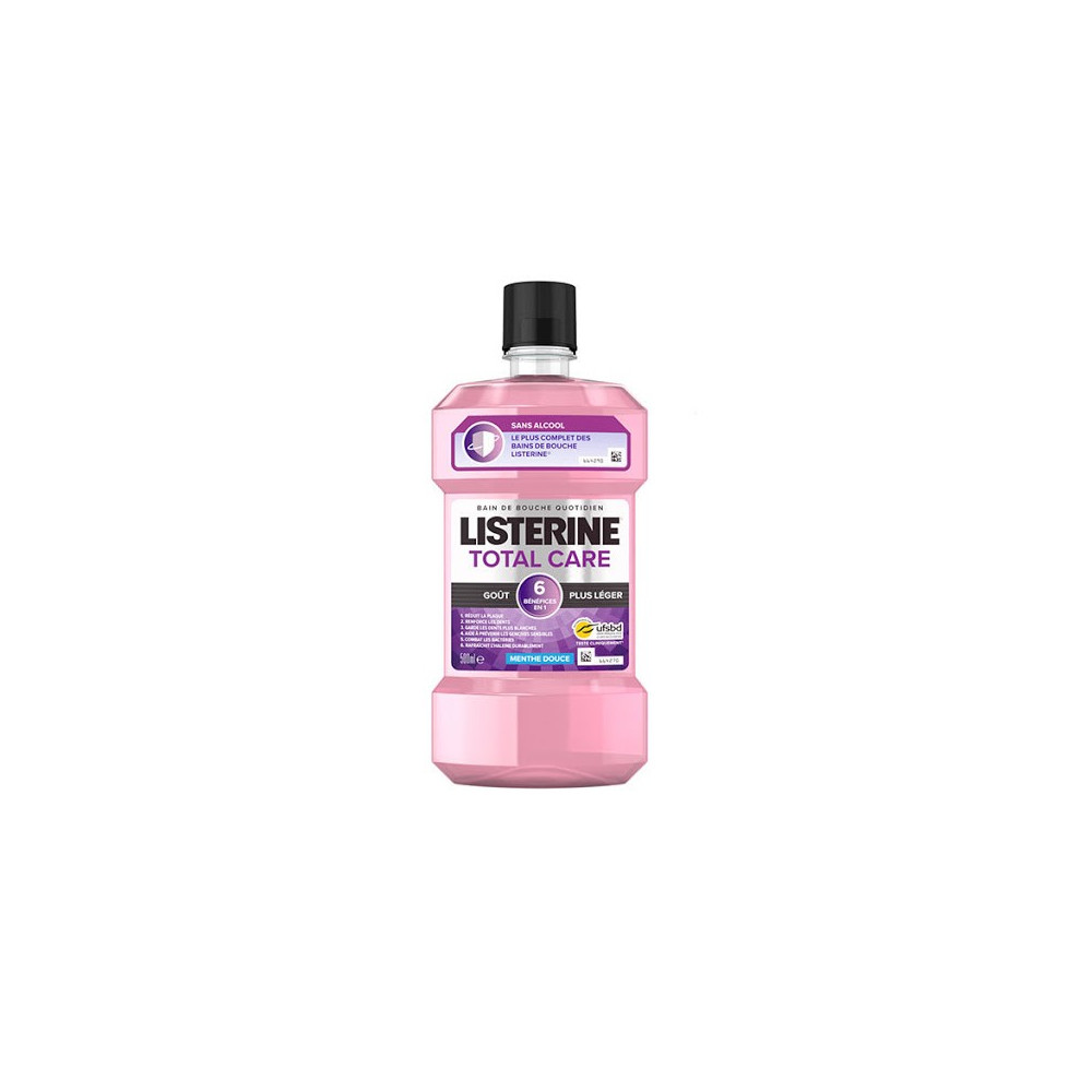 Listerine total care goût plus léger 500ml