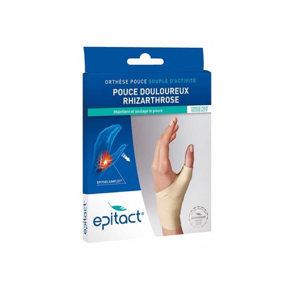 Epitact Orthèse Pouce Souple d'Activité Pouce Douloureux Rhizarthrose Main Droite Taille M pas cher 3ppharma