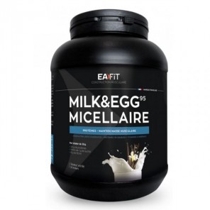 Eafit Construction Musculaire Saveur Vanille Milk & Egg 95 Micellaire 750 g