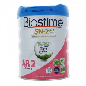 Biostime SN-2 Bio Plus Anti-Régurgitations 2ème Âge de 6 à 12 Mois 800 Grammes