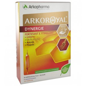 Arkopharma Arkoroyal Dynergie 20 Ampoules 10Ml