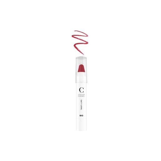 Couleur Caramel Crayon Lèvres Twist and Lips 404 Rose de Rouge