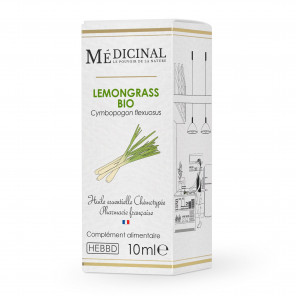 Medicinal Huile Essentielle Bio 10Ml Lemongrass