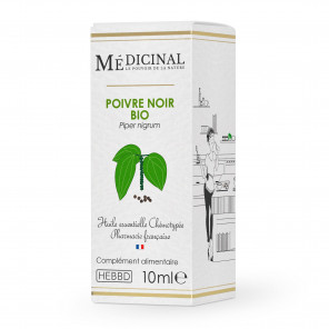 Medicinal Huile Essentielle Bio 10Ml Poivre Noir