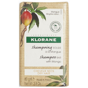 Klorane Shampooing Solide à la Mangue 80 Grammes