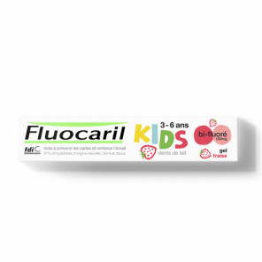 Fluocaril kids dentifrice gel fraise 3-6 ans 50ml
