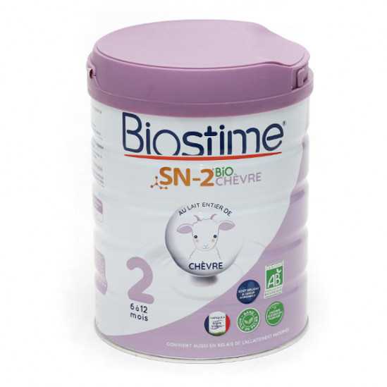 Biostime SN-2 Bio Chèvre 2ème Âge de 6 à 12 Mois 800 Grammes pas cher 3ppharma