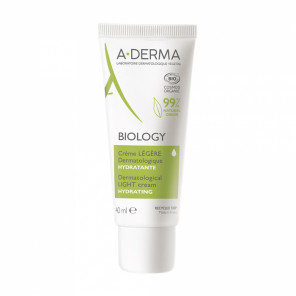 Aderma Biology Crème Légère Hydratante Bio 40Ml