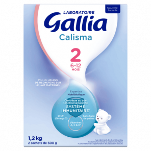 Gallia calisma lait 2ème âge 6-12 mois 1.2kg