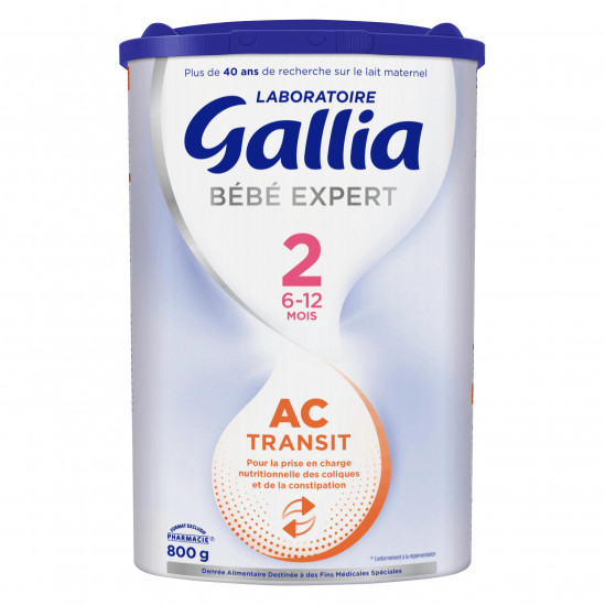 Gallia bébé expert AC transit 2 6-12 mois 800g