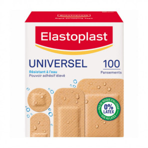 Elastoplast Pansement Universel 4 Formats Boite de 100