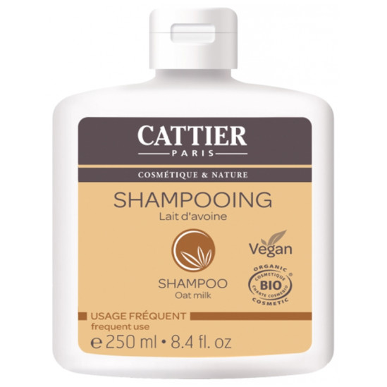 Cattier Shampooing Usage Fréquent Lait d'Avoine 250ml