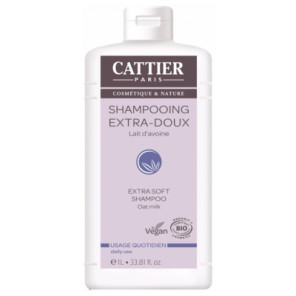 Cattier shampooing extra doux usage quotidien 1litre