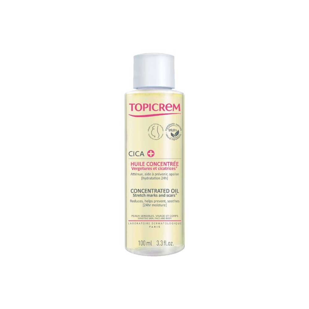 Topicrem Cica huile Concentrée Vergetures et Cicatrices 100Ml pas cher 3ppharma
