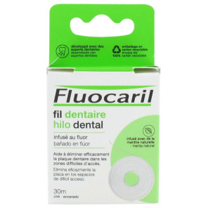 Fluocaril Fil Dentaire Fluor 30 mètres
