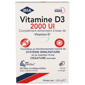 Ibsa Filmtec Vitamine D3 2000Ui 30 Films