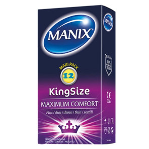 Manix Préservatifs King Size Max Boite de 12
