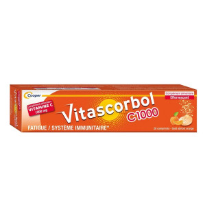 Vitascorbol 1g 20 Comprimés Effervescents