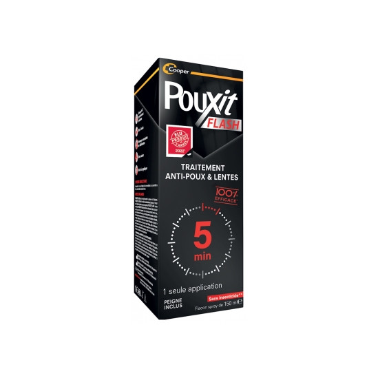POUXIT • Traitement Flash Anti-poux & lentes • 150 ml
