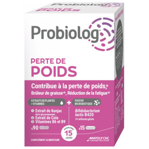 Probiolog Perte de Poids 90 Gélules + 15 Gélules