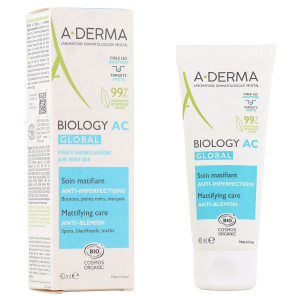 Aderma Biology AC Global Soin Matifiant Anti Imperfections 40Ml