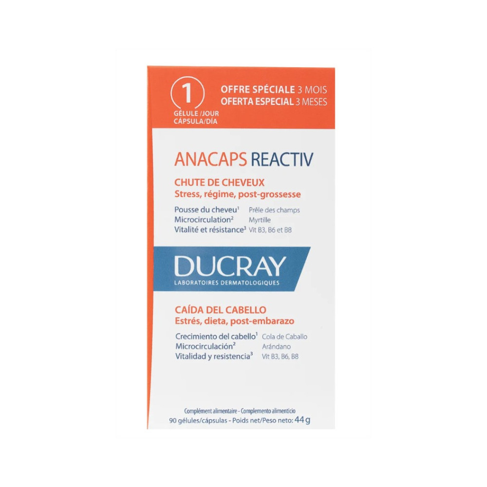 Ducray Anacaps Reactiv 90 Gélules