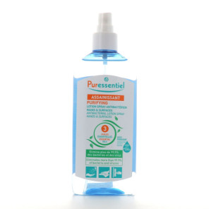 Puressentiel Assainissant Lotion Spray Anti Bactérien Mains et Surfaces 250Ml