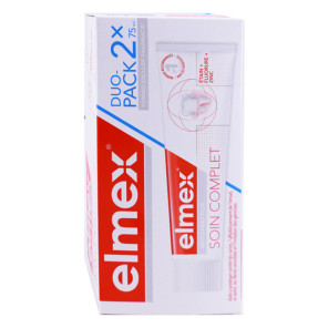 Elmex Dentifrice Anti Caries Soin Complet 2x75Ml