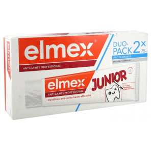 Elmex Dentifrice Anti Caries Professional Junior 2x75Ml