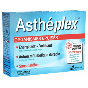 3C Pharma Asthéplex Organismes Epuisés 30 Gélules