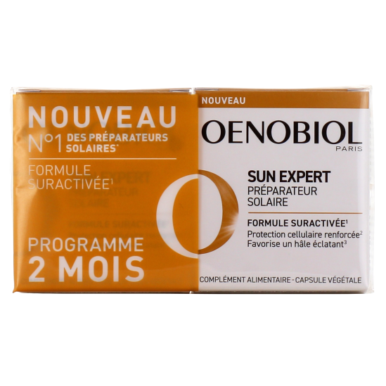 Oenobiol Sun Expert Préparation Solaire 2x30 Capsules