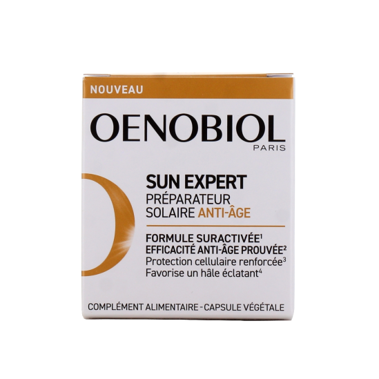 Oenobiol Sun Expert Préparation Solaire Anti Age 30 Capsules