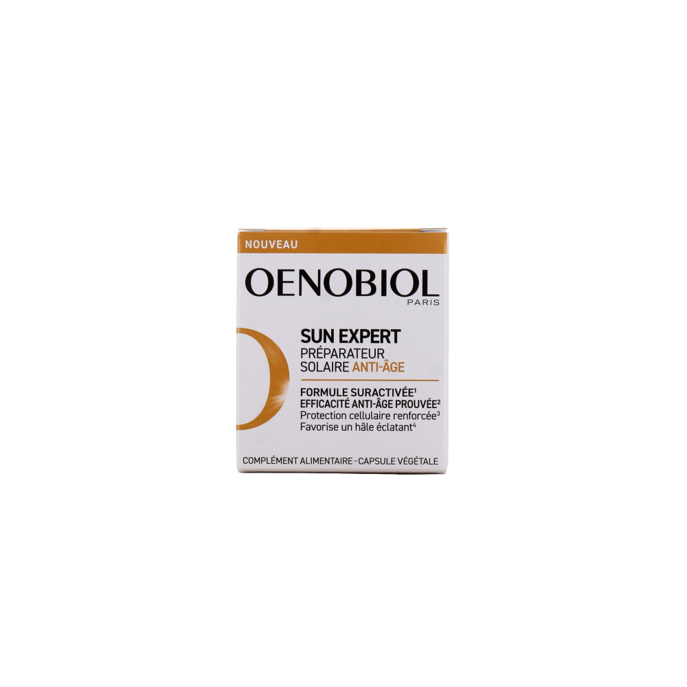 Oenobiol Sun Expert Préparation Solaire Anti Age 30 Capsules