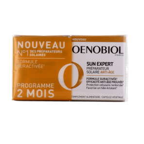 Oenobiol Sun Expert Préparation Solaire Anti Age 2x30 Capsules