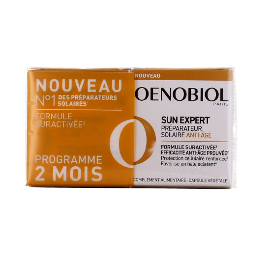 Oenobiol Sun Expert Préparation Solaire Anti Age 2x30 Capsules