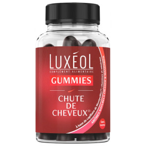 Luxeol Chute de Cheveux Gummies Boite de 60