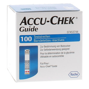 Accu Check Guide Bandelette Boite de 100