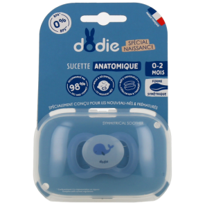 Dodie Sucettes Anatomiques Silicone 0-2 Mois Newborn Moby N5