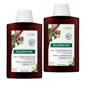 Klorane Shampoing Quinine Bio 2x400Ml